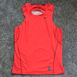 Nike Pro Dri-fit Hypercool Red Sleeveless Top, Size Large